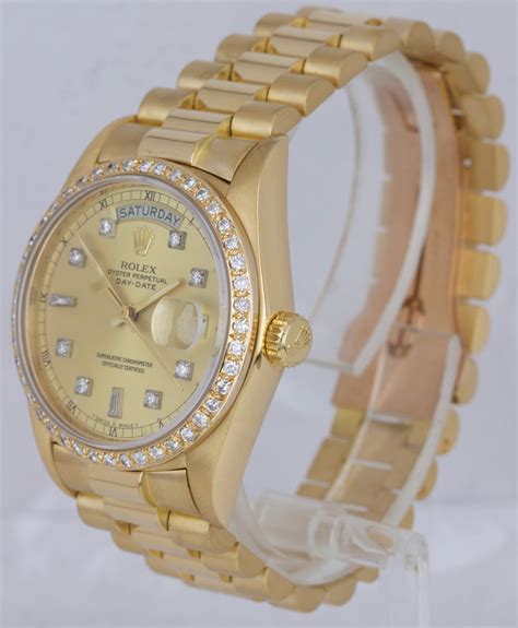 36mm rolex day date gold|diamond rolex 36mm price.